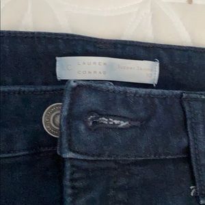 Dark wash super skinny jeans